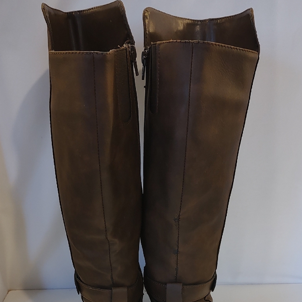 Source Unknown Dark Brown Over the Knee Boots - Picture 6 of 13